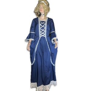 Vintage handcrafted dress w/bell sleeves